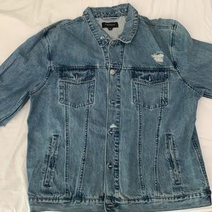 Pacsun distressed denim jacke